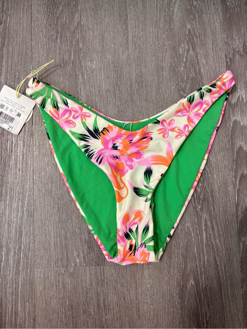 NWT Maaji Double-Sided Reversible High-Cut Bikini Bottoms